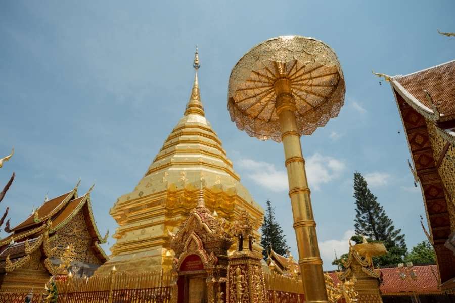 One Fine Afternoon in Doi Suthep Temple Chiang Mai, Thailand