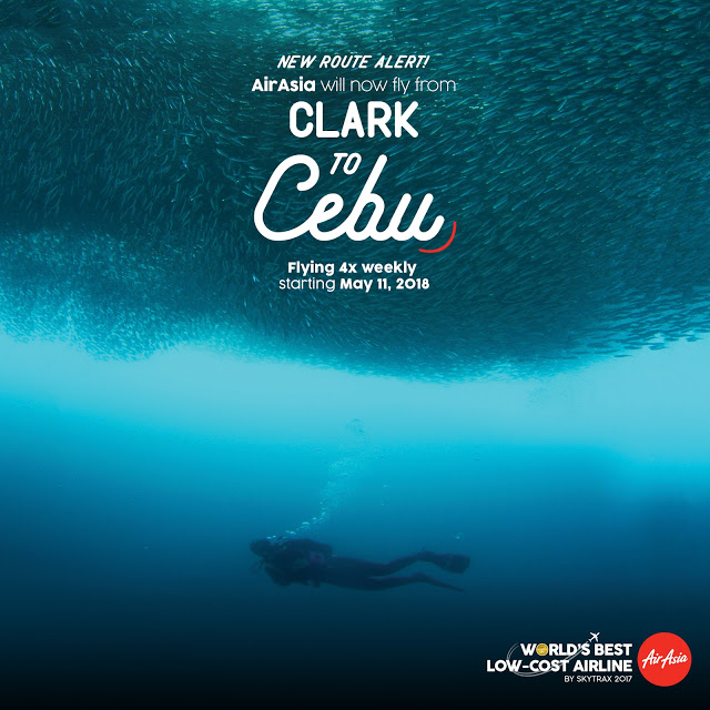 CEBU | AirAsia Launches Clark – Cebu Route from as low as Php17.00 Only!