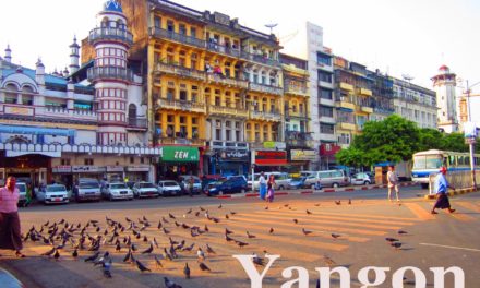 Old Buildings, Old Books and the Antique Pocket Watch in the Streets of Yangon
